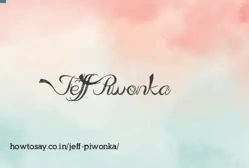 Jeff Piwonka