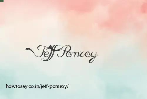 Jeff Pomroy
