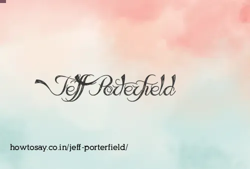 Jeff Porterfield