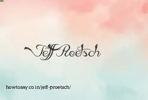 Jeff Proetsch