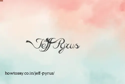 Jeff Pyrus