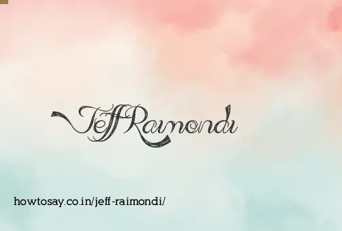 Jeff Raimondi