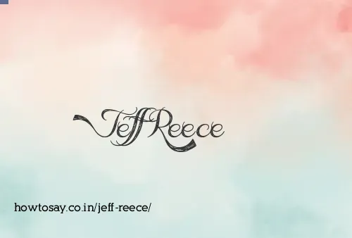 Jeff Reece