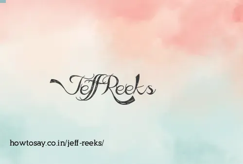 Jeff Reeks