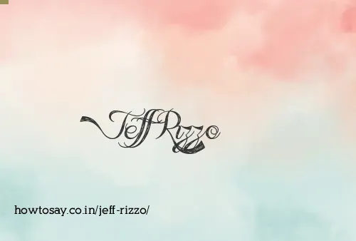 Jeff Rizzo