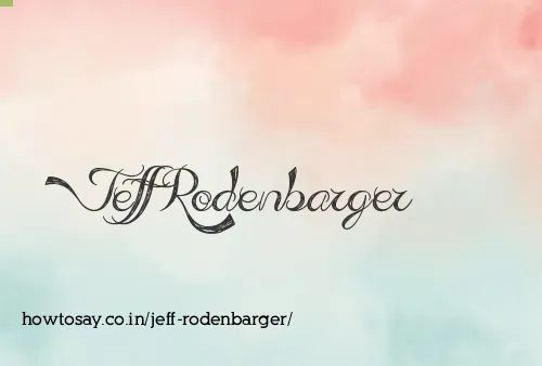 Jeff Rodenbarger
