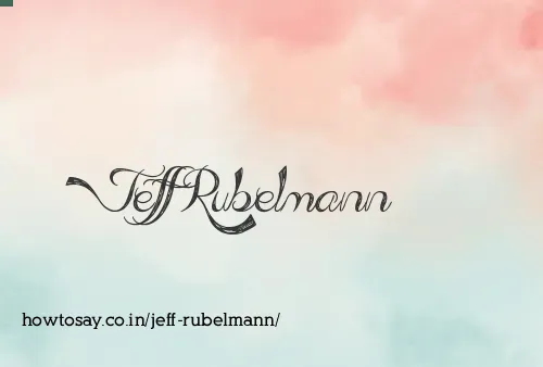 Jeff Rubelmann