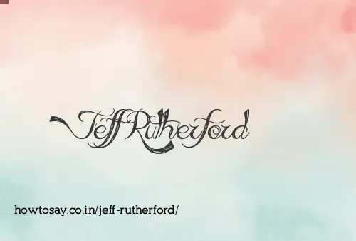 Jeff Rutherford