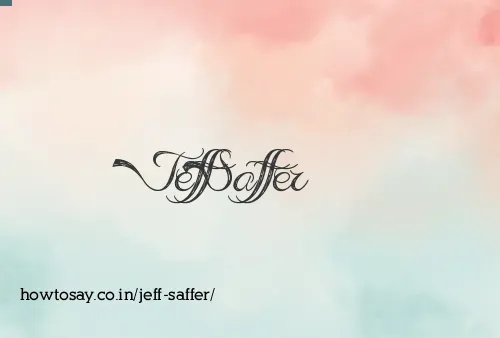 Jeff Saffer