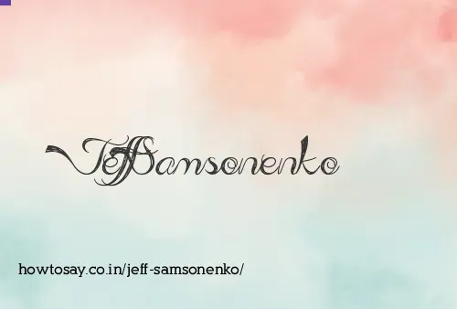Jeff Samsonenko
