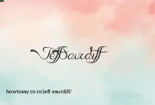 Jeff Saurdiff
