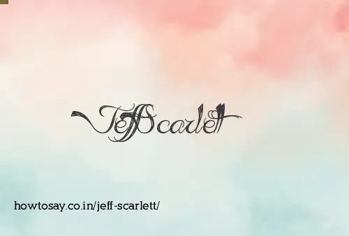 Jeff Scarlett
