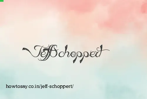 Jeff Schoppert