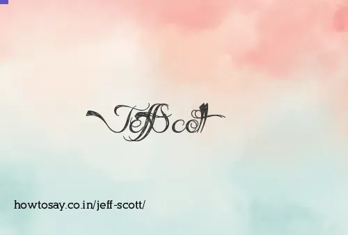 Jeff Scott