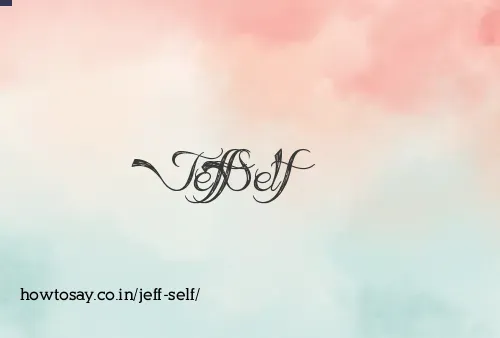 Jeff Self