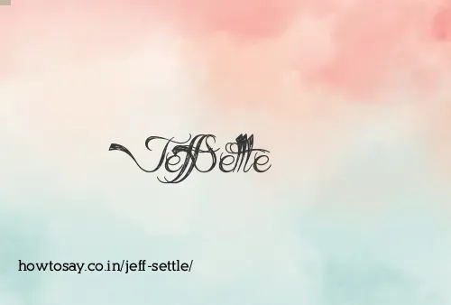 Jeff Settle