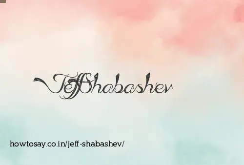 Jeff Shabashev