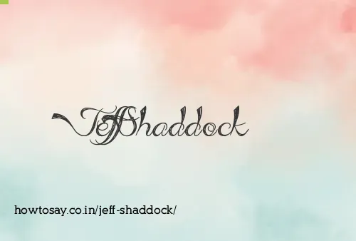 Jeff Shaddock