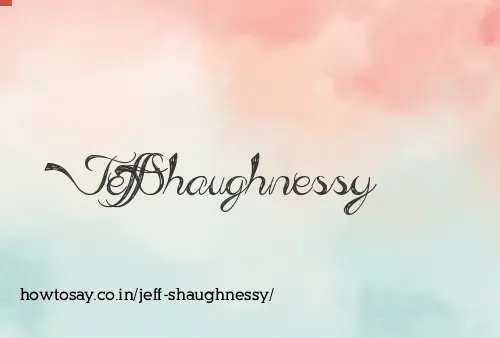 Jeff Shaughnessy