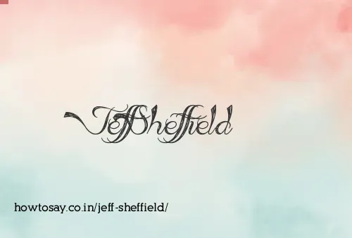 Jeff Sheffield