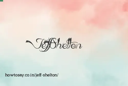 Jeff Shelton