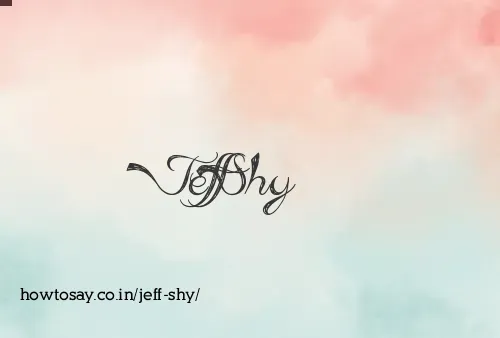 Jeff Shy
