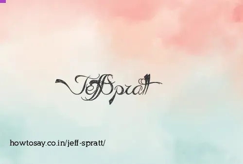 Jeff Spratt