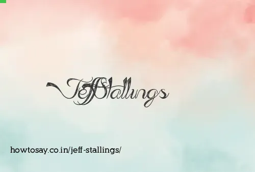 Jeff Stallings