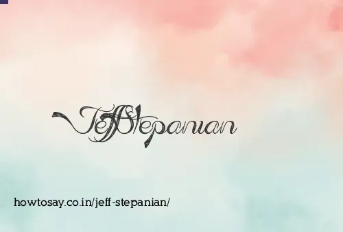Jeff Stepanian