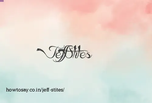 Jeff Stites