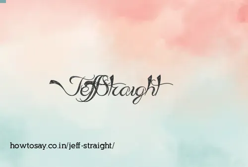 Jeff Straight