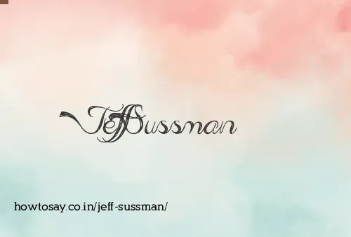 Jeff Sussman