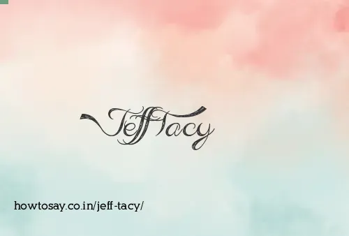 Jeff Tacy