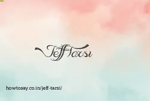 Jeff Tarsi
