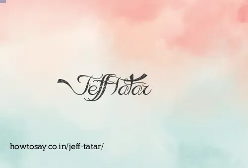 Jeff Tatar