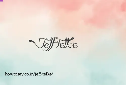 Jeff Telke
