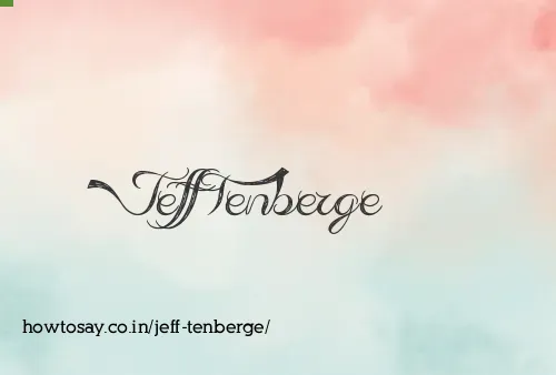 Jeff Tenberge