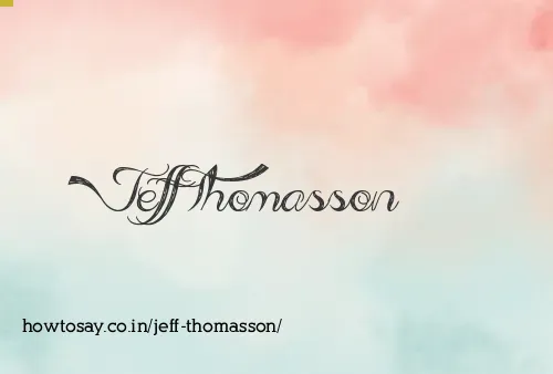 Jeff Thomasson