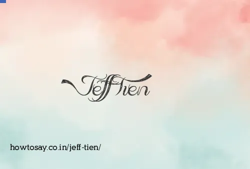 Jeff Tien