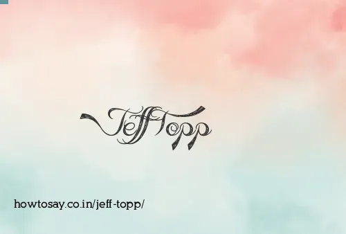Jeff Topp