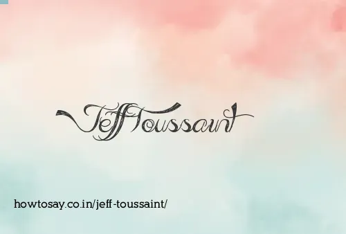 Jeff Toussaint
