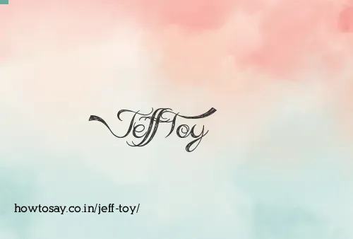 Jeff Toy