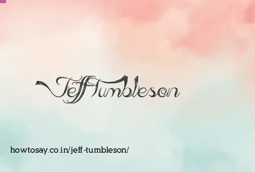 Jeff Tumbleson