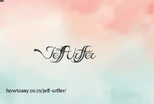 Jeff Urffer