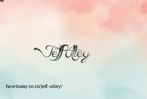Jeff Utley