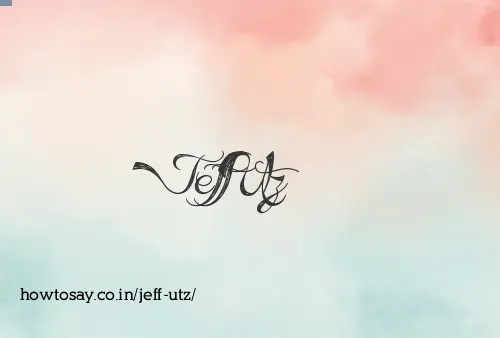Jeff Utz