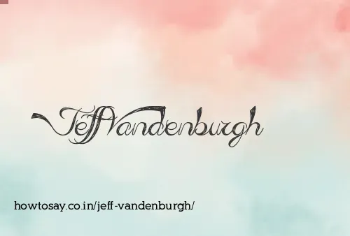 Jeff Vandenburgh