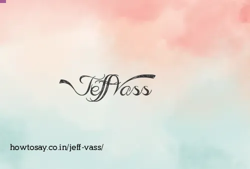 Jeff Vass