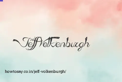 Jeff Volkenburgh