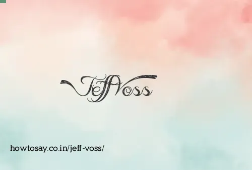 Jeff Voss